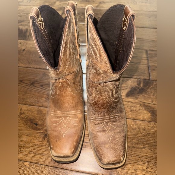 Justin Short Ankle Western Women’s Cowboy Boots Size 6 - Picture 2 of 6